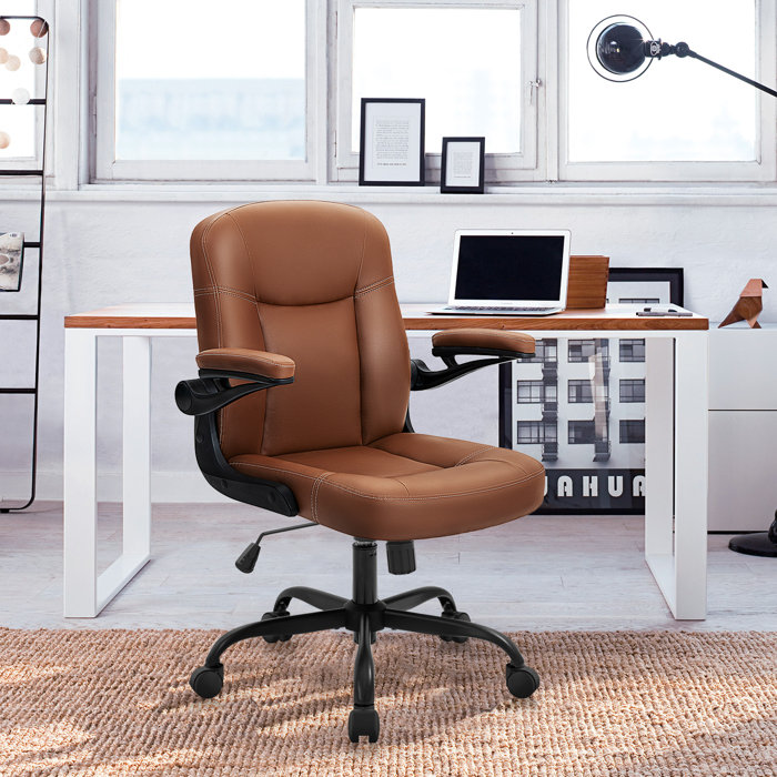 Inbox Zero Ergonomic Polyurethane Office Chair & Reviews Wayfair